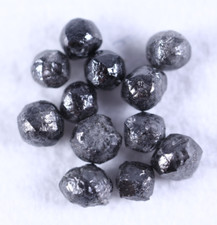 2.55 Carat Natural Rough Diamond Black Color Loose Diamond Uncut Raw Diamond