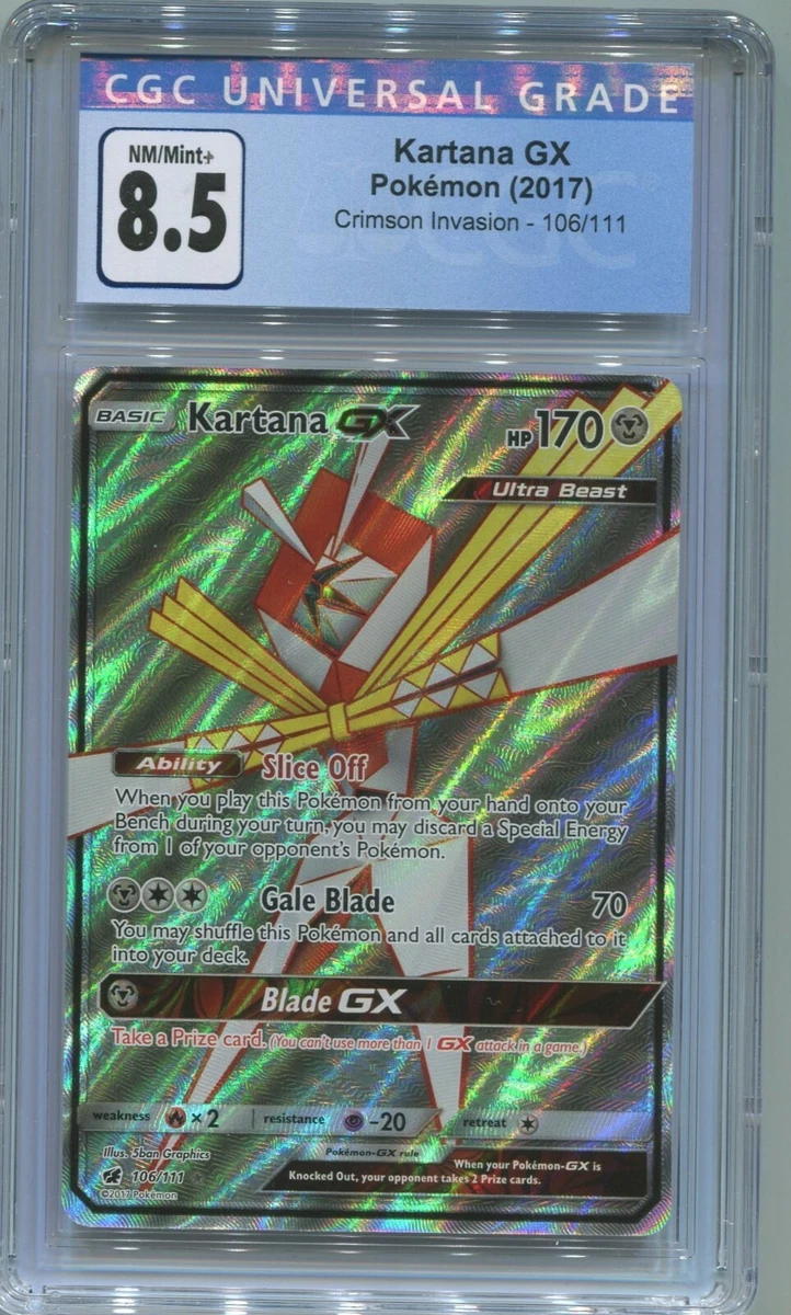 Kartana GX - Crimson Invasion Pokémon card 106/111