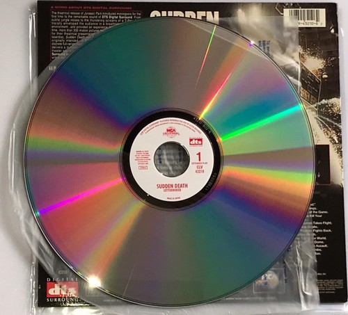 Sudden Death DTS Surround LASERDISC 1995 Jean Claude Van Damme VG++ Condition - Picture 4 of 6