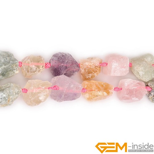 Natural Assorted Quartz Freeform Geode Raw Gemstone Beads For Jewelry Making AU - Foto 39 di 63
