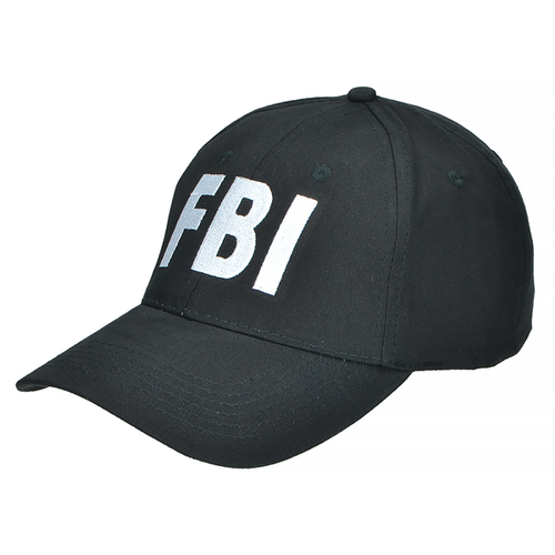 Mil-Tec FBI Black Baseball Tactical Cap 