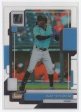 2022 DONRUSS CLEARLY BASEBALL Jazz Chisholm Rookie Miami Marlins #58 R26