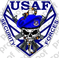 STICKER USAF Air Force Security Forces Logo