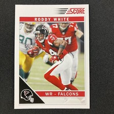 Roddy White 2011 Score Card #18 NFL Atlanta Falcons