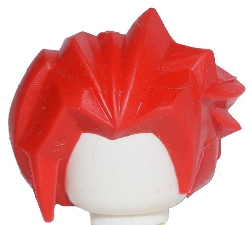 ☀️NEW Lego Minifig Hair Male RED Angular Swept Back Spiked Hair Exo Force - Picture 2 of 3