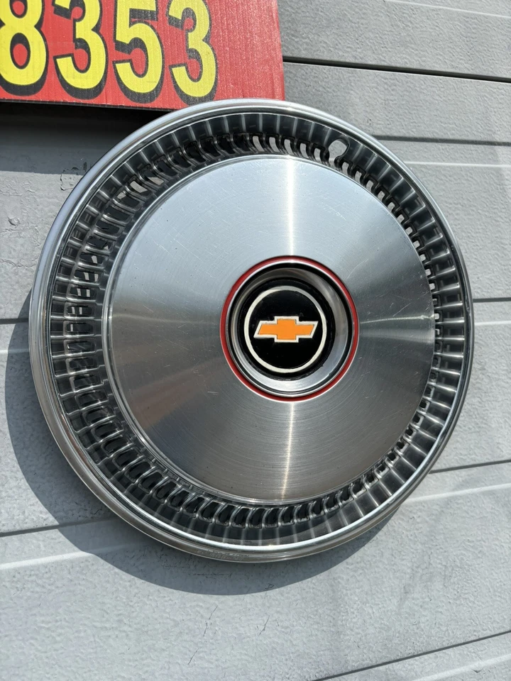 Chevrolet Nova 1975-81 Camaro Nova Chevelle 72 calotas de fenda retrô 14” conjunto 4 bom - Imagem 3 de 4