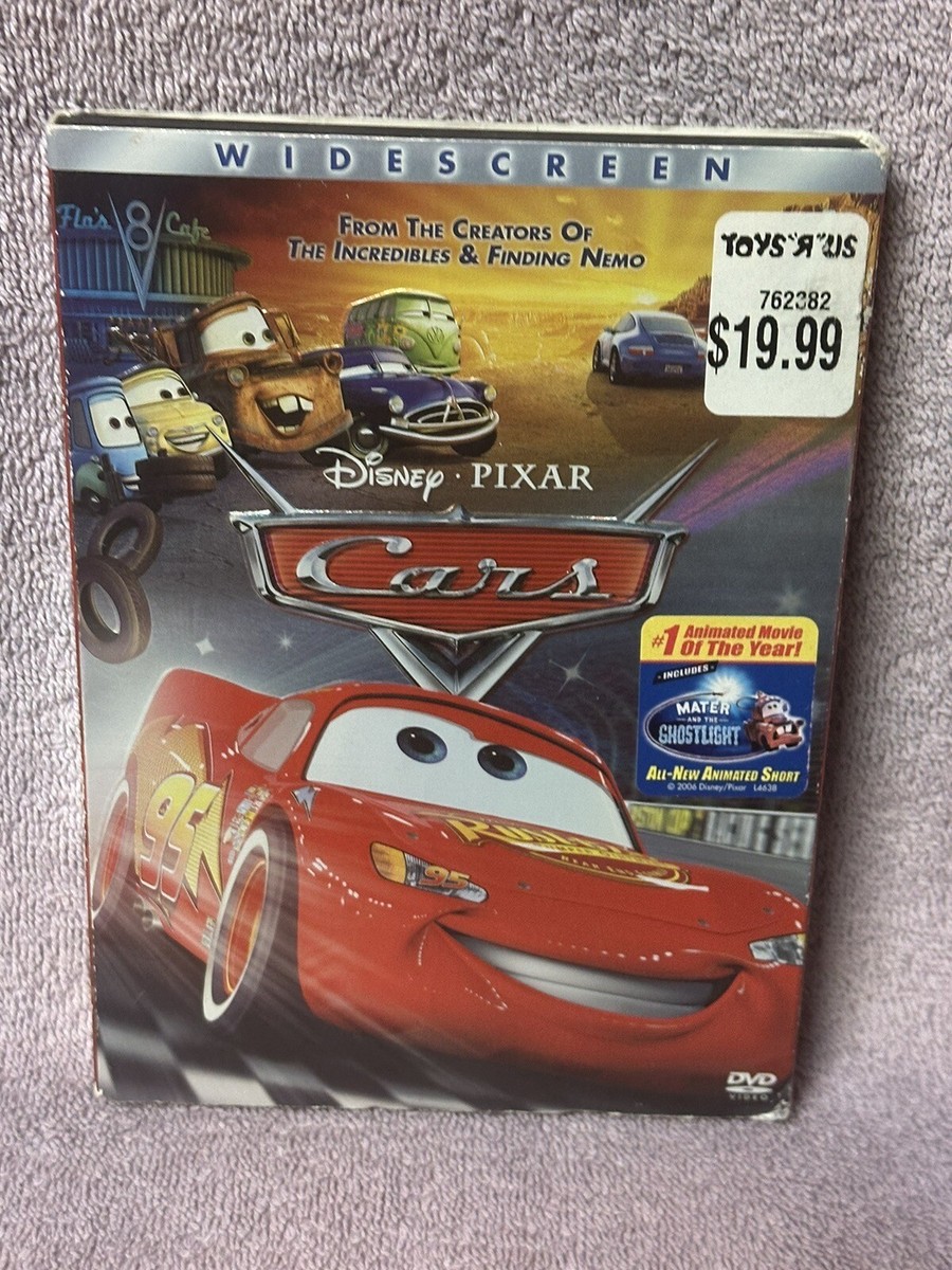 Cars (DVD, 2006) Widescreen - Toys-R-Us Tag - Complete