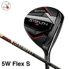 TaylorMade Golf Club Stealth2 Fairway Wood #5 Tour AD CQ-6 Graphite Shaft Flex S