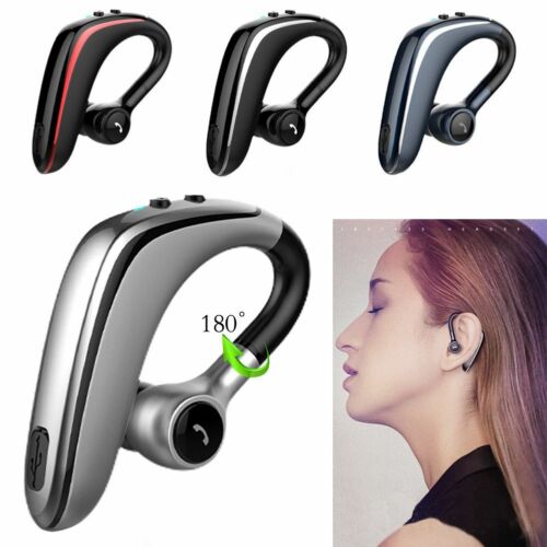 Wireless Bluetooth Earphone Hands-free Call Earpiece Driver Trucker Headphone - Afbeelding 1 van 16