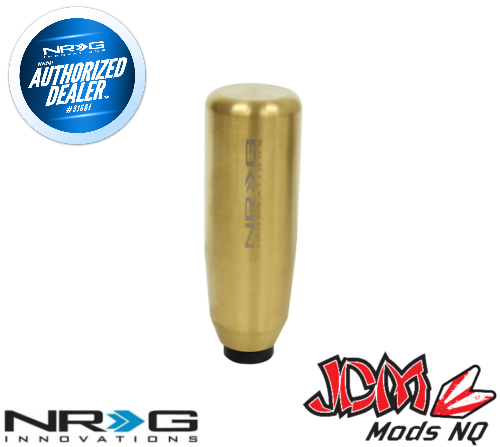 GENUINE NRG Metta Short Shifter Weighted Shift Knob (Chrome Gold) SK-450CG - Picture 1 of 3