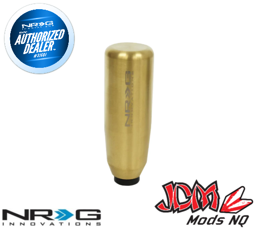 GENUINE NRG Metta Short Shifter Weighted Shift Knob (Chrome Gold) SK-450CG - Afbeelding 1 van 3