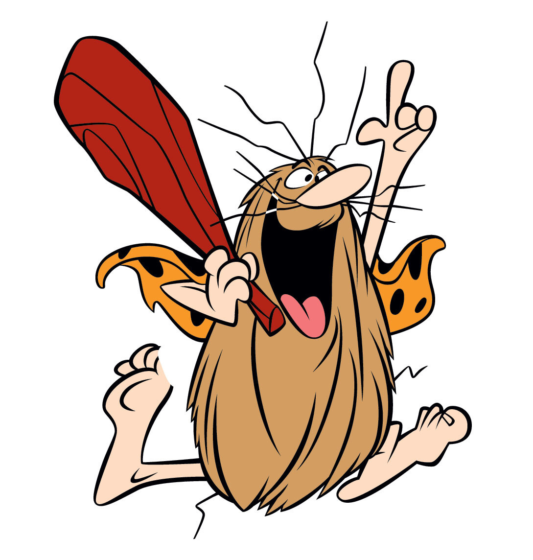 Captain caveman sticker weatherproof bumper vinyl decal