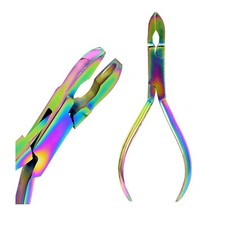 Multi Rainbow Color Loop Closing Pliers , 5-1/2 Inches Stainless Steel Body