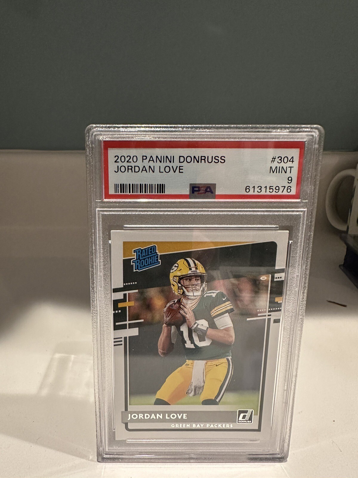 2020 Panini Donruss Jordan Love Rc #304 PSA 9 Mint Rated Rookie