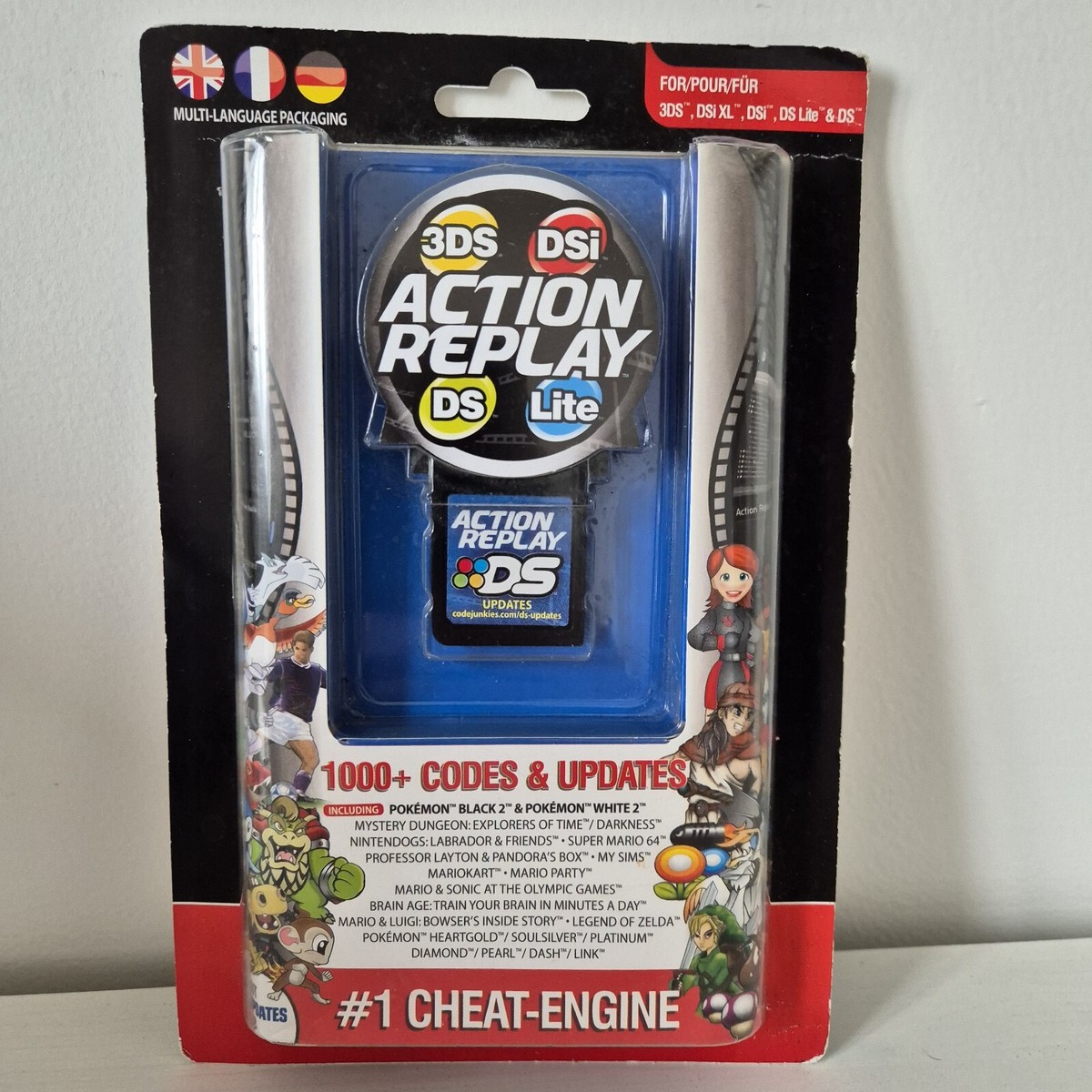 DATEL ACTION REPLAY CHEAT CARTRIDGE SYSTEM DS DS LITE DSI DSI XL 