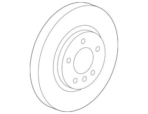 Rotor de freno de disco delantero genuino GM 2006-2016 Chevrolet Buick Monte Carlo 23127613 Foto 4 de 4