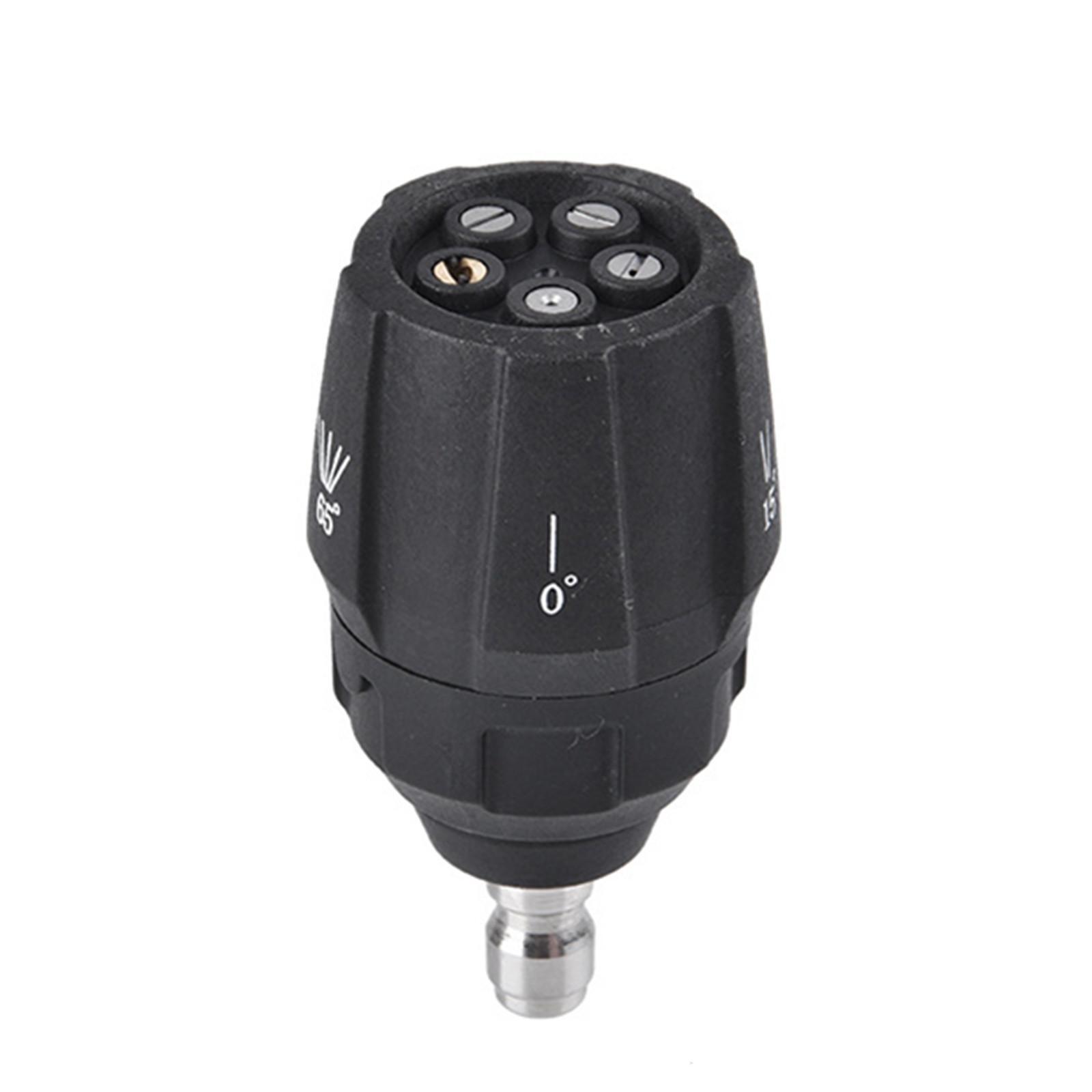 5 in 1 Adjustable Angles Rotating Water Nozzles Tip 1/4'' Quick Connect Pressure