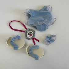 rare fisher price briarberry bear ice skating outfit