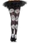 Sugar Skull Skulls  Alternative Emo Punk Tights Festival Party Fancy Dress
