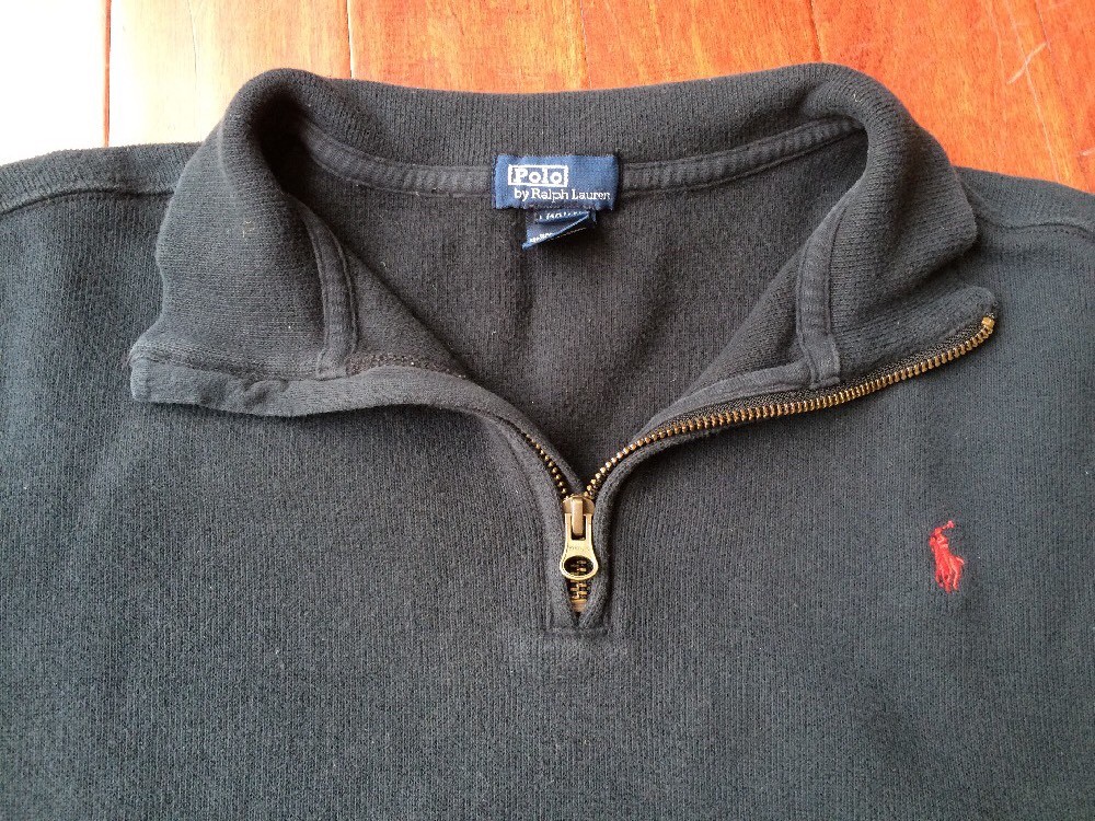 Vintage POLO RALPH LAUREN Boys Quarter Zip Pullover shirt L Vintage POLO RALPH LAUREN Boys Quarter Zip Pullover shirt L
