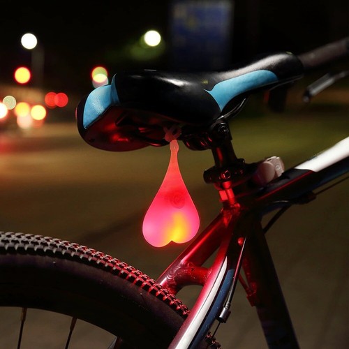 Waterproof Silicone Bicycle Seat LED 