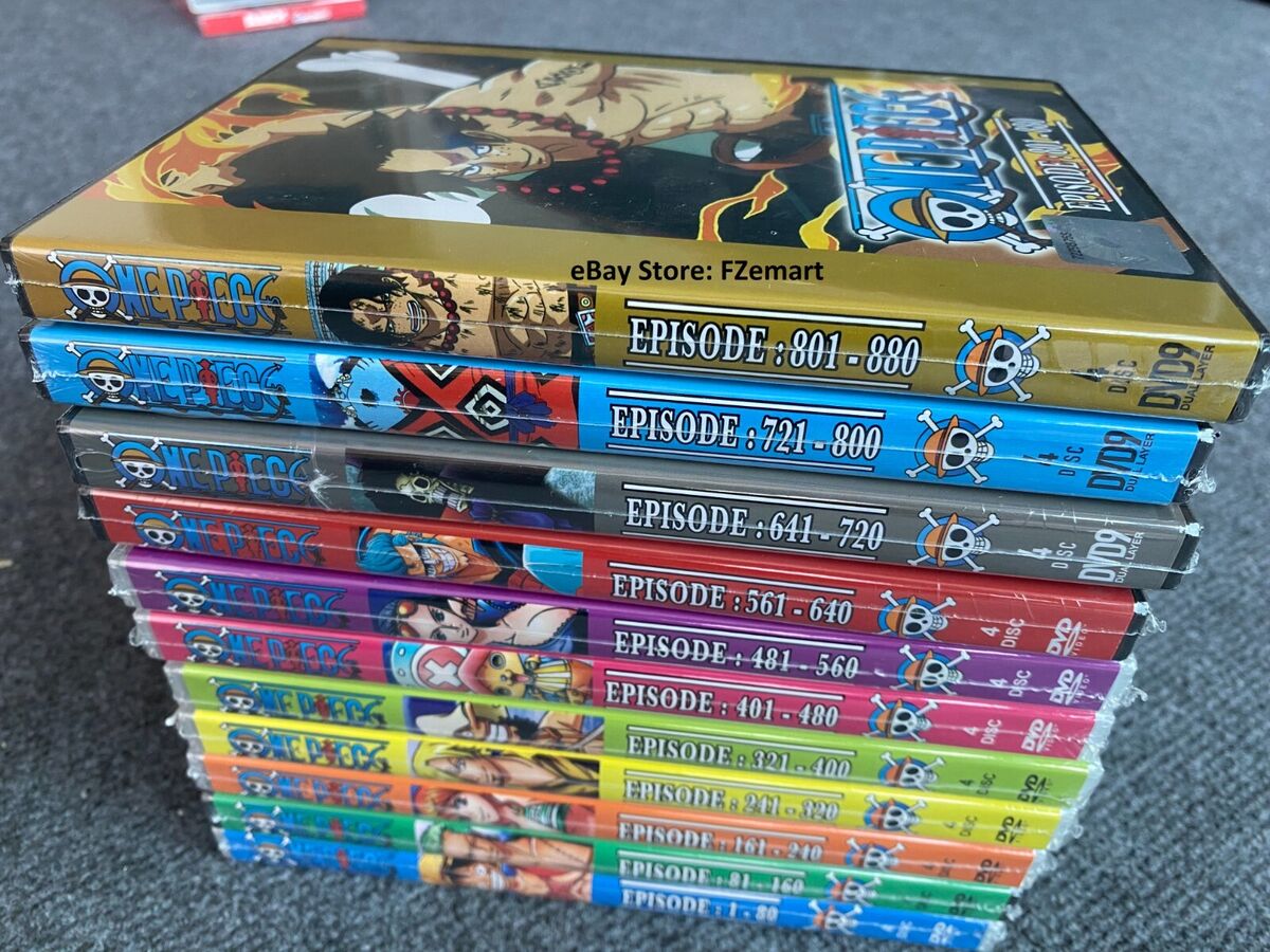 ONE PIECE (EPISODES 801-880) - ANIME TV SERIES DVD BOX SET (ENGLISH DUBBED)