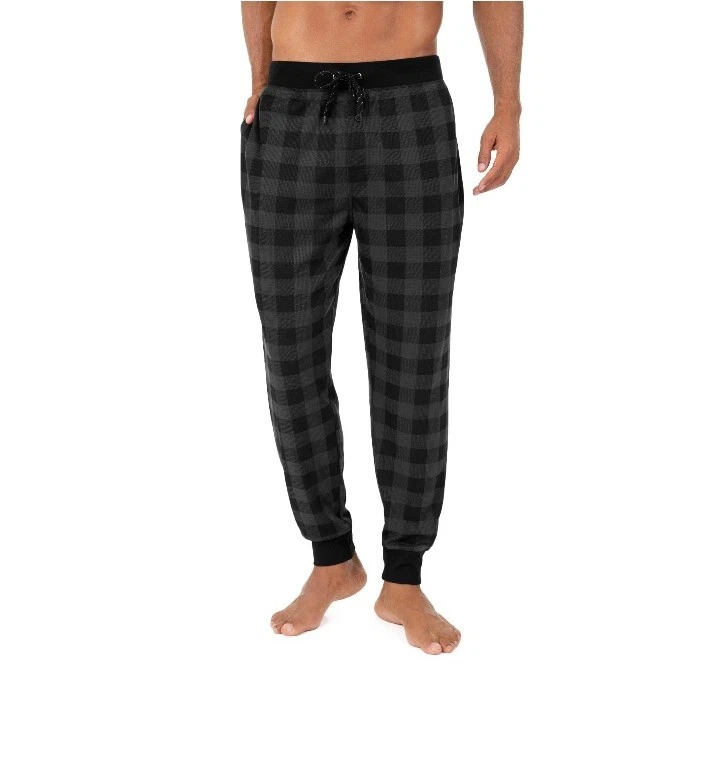 Fruit of the Loom Men s Knit Waffle Jogger Lounge Pant Size XL 40 42