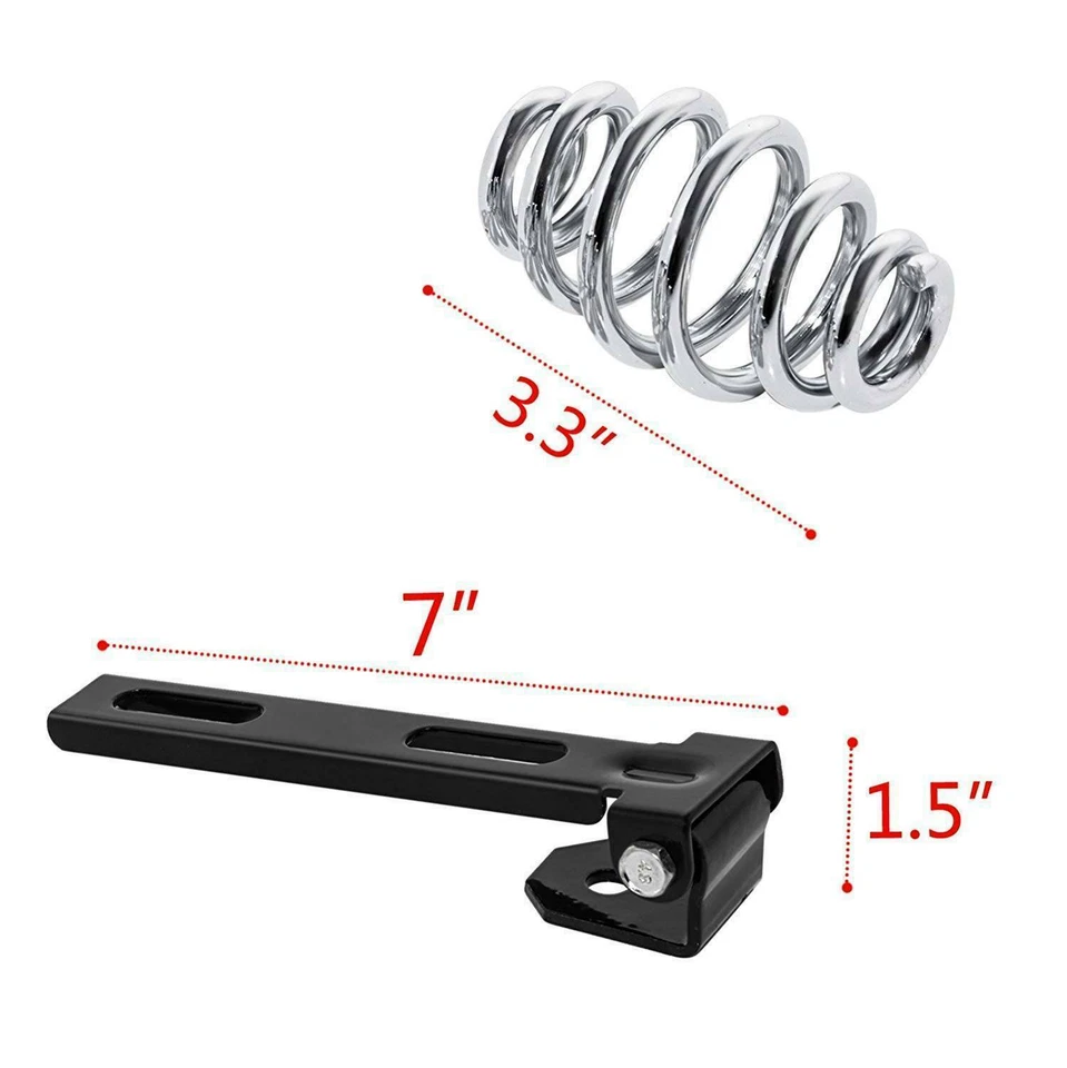 For Honda Shadow VLX 600 VT 600 Bobber Motorcycle Leather Solo Seat Spring Base - Image 4 of 4