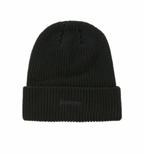 Beanie jauge lâche Supreme noir FW20