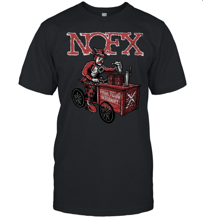 NOFX GERMANY FINAL TOUR Tシャツ 2XL NOFX Germany Final Tour May & June 2024 Tee-Unisex T-Shirt