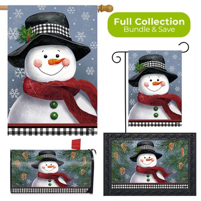 Briarwood Lane Smiling Snowman Four Piece Collection
