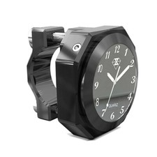 Montre guidon moto/Horloges analogiques + fixation guidon Craftride LK2 noir