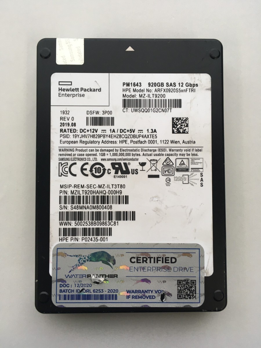 HP 3PAR 920GB 2.5