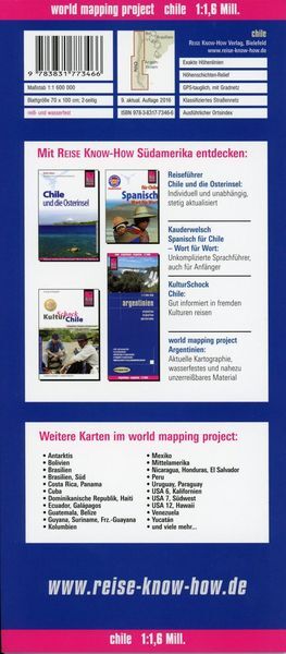 Thumbnail - Reise Know-how Landkarte Chile (1:1.600.000)