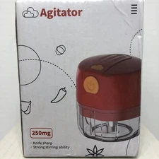 Mini Electric Grinder USB Garlic Nut Vegetable Fruit Chopper 2 Blades 250mg