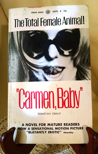 CARMEN BABY BY SEBASTIAN GRANT AWARD A327S 2ND 1968 PB MOVIE TIE IN UTA LEVKA.
