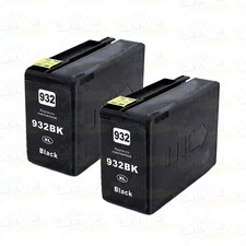 2PK HP 932XL Black Ink For HP Officejet 6100 6600 6700 7110 7510 7512 7610 7620