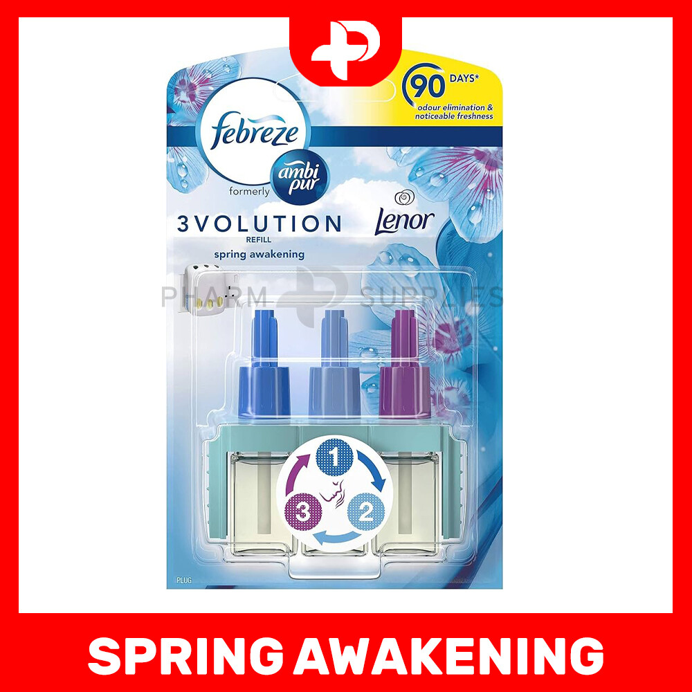 Febreze 3Volution Air Freshener Plug Refill Cotton Fresh Orange ...