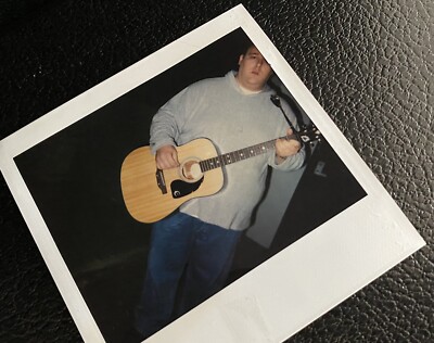 Will Sasso And Guitar MADtv Continuity Polaroid Original Photo