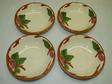 4 Franciscan Apple Sauce Dessert Berry Fruit Bowls Set England Dishwasher Safe