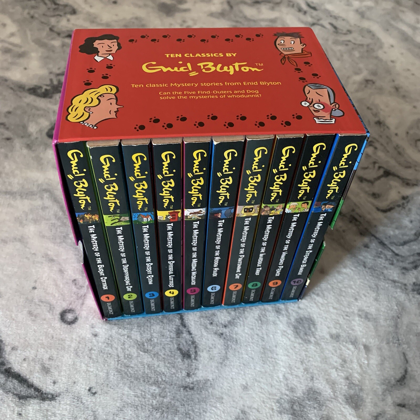 Ten Classics By Enid Blyton Book Box Set Collection Mystery Stories Five Series