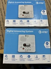 AT&T 1740 Digital Answering Machine System 60 Minutes Recording Time/Date Qty 2