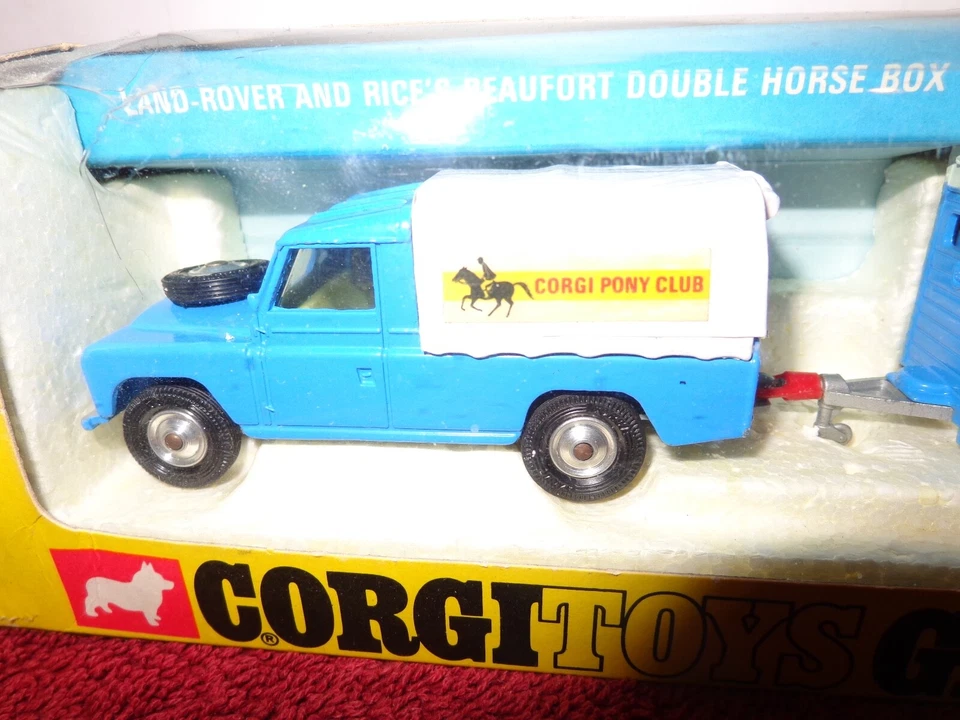 VINTAGE CORGI TOYS GIFT SET 15 NEW IN BOX LAND ROVER +HORSE TRAILER PLAYCRAFT B1 - Image 4 of 4