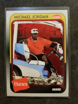 2019 Fleer Hanes MICHAEL JORDAN set card # MJ-30 | eBay