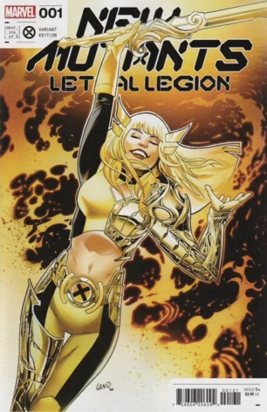 New Mutants Lethal Legion #1 Greg Land Variant Marvel Comics 2023 NM