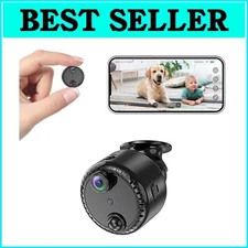 Long Battery Life 4K Mini WiFi Security Camera with Flexible Storage Options
