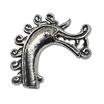 Wikinger Drache Zinn Pin Anstecker Drakkar Boot Helm Brosche Anstecknadel Mantel Hut Krawatte