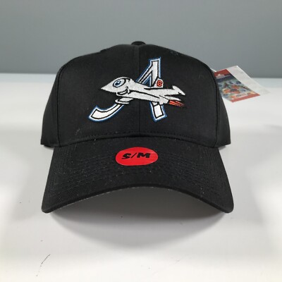 Aberdeen Ironbirds Kinder Baseballkappe Schwarz Weiß Grau Old Logo Snapback