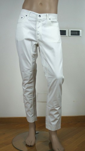 JAGGY Pantaloni Uomo Bianco Cotone 5 Tasche Casual Taglia 36 | eBay