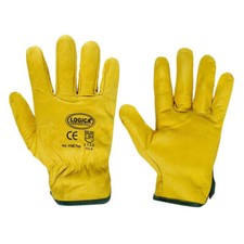 Guanti in pelle fiore alta qualità Logica 115E TOP pelle gialla